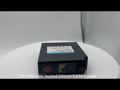 7.4v 4400mAh şarj edilebilir ısıtılan lityum pil paketi