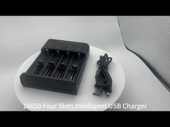 4 yuva 18650 Akü şarj cihazı Yeniden şarj edilebilir 4.2V 2A Li-ion Akü için Ni-MH Ni-CD