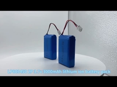 803450 2P 3.7v 3000mAh lityum iyonlu batarya paketi