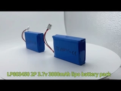 Güneş Enerjili Lityum Polimer Pil Hücresi 803450-2P 3.7v 3000mAh 11.1wh