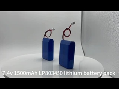 Li polimer pil 803450-2s 7.4v 1500mAh pil paketi