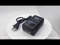 20W 7.4v 11.1v lityum iyon pil paketi denge şarj cihazı