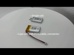 3.7v 250mAh RESKY LP502030 lityum li polimer pil hücresi