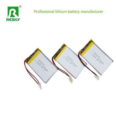 satın al Yeniden şarj edilebilir Lityum polimer pil hücresi 503759 3.7V 1200mAh köpek eğitmeni için Çevrimiçi üretim