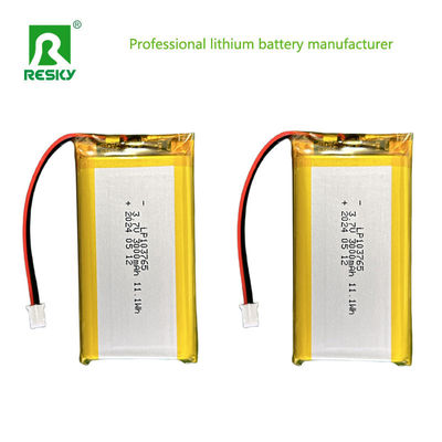 satın al Yeniden şarj edilebilir Li Polimer Hücre 103765 3.7V 3000mAh 11.1wh Dijital Kamera için Çevrimiçi üretim