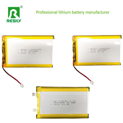 satın al Şarj edilebilir Lipo Pilleri Lityum İyon Polimer Pil Hücresi 606090 3.7V 4000mAh online manufacture