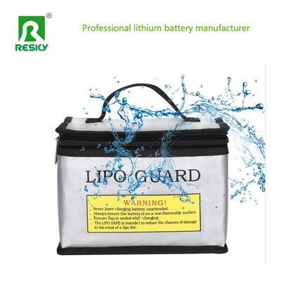 satın al RC Çift Fermuarlı Lipo Pilli Güvenli Çanta Yangın geçirmez Su geçirmez online manufacture