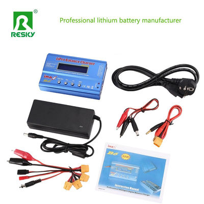 satın al Dijital LCD Hızlı RC Pil Denge Şarj cihazı IMAXB6 80W 6A RC Lityum Pil için online manufacture
