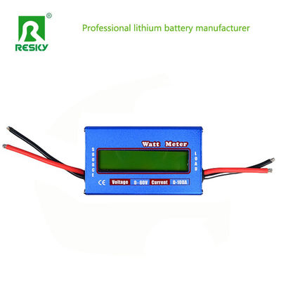 satın al 60V DC Güç Ölçücüsü RC Aksesuarları RC Lityum Pil için 100A Dijital Vattölçer Çevrimiçi üretim