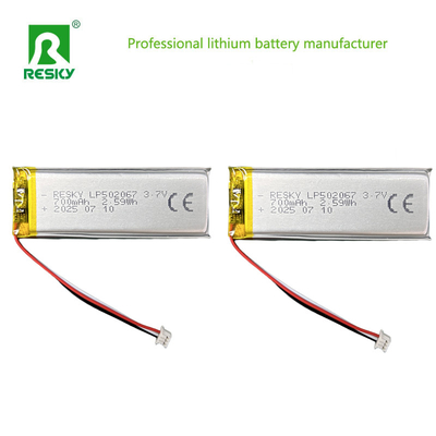 satın al Şarj Edilebilir Lityum Lipo Pil 502067 3.7V 700mAh Lityum Hücre El Tipi Güzellik Cihazları İçin Çevrimiçi üretim