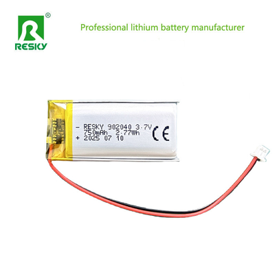 satın al Şarj edilebilir Li-Polimer Pil 102040 902040 3.7V 800mAh 850mAh Lityum Pil Hücresi Çevrimiçi üretim