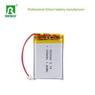 satın al Lityum Polimer Pil Hücresi 503040 600mAh 3.7V 7.4V 2.22wh Taşınabilir Güzellik Cihazı İçin Çevrimiçi üretim