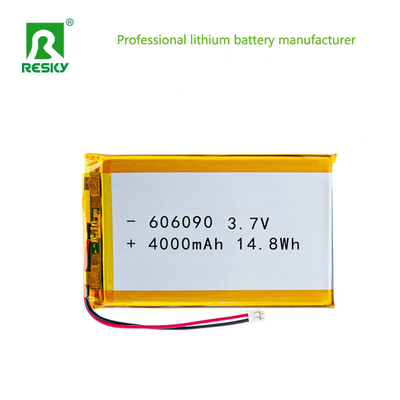satın al Lityum İyon Polimer Pil Hücresi 606090 3.7V 7.4V 4000mAh 14.8Wh Şarj Edilebilir Li Polimer Pil Paketi Çevrimiçi üretim