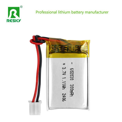 satın al Şarj Edilebilir Li-Polimer LP602030 3.7v 300mAh 1.11wh Pil Hücresi Akıllı Giyilebilir Cihazlar İçin Çevrimiçi üretim