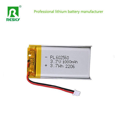 satın al Güç lipo piller LP602560 3.7v 4.2v 1000mAh 3.7wh lityum polimer Pil Akıllı Kilitler İçin Çevrimiçi üretim