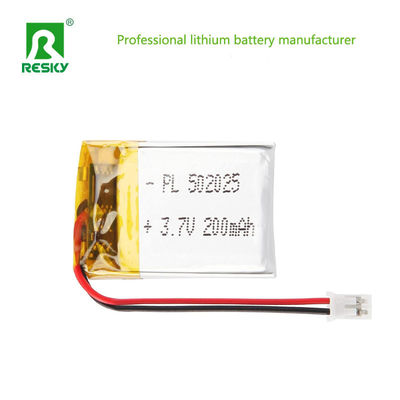 satın al Şarj Edilebilir Lityum İyon Polimer Pil 502025 3.7V 200mAh Lipo Piller Kulaklık İçin Çevrimiçi üretim
