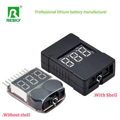 satın al Low Voltage Alarm Buzzer Battery Indicator For 1-8S Lithium Rechargeable Battery Pack Çevrimiçi üretim