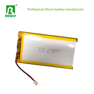 Güç Lityum Polimer Pil Hücresi 606090 3.7V 4.2V 4000mAh 14.8Wh Lipo Piller