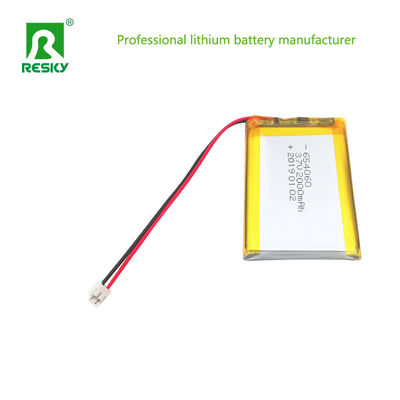Güneş Lityum Polimer Pil Hücresi 3.7V 604060 654060 2000mAh Piller Taşınabilir Değiştirme Cihazları İçin