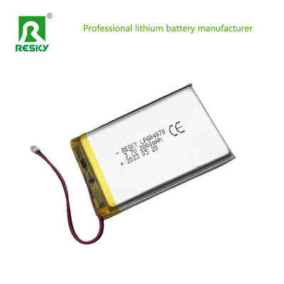 Taşınabilir Tıbbi Cihaz Lipo hücreleri 604070 3.7V 2000mAh 7.4wh