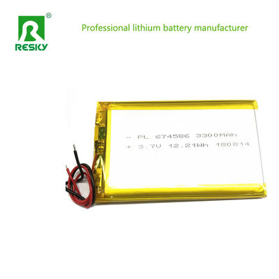 Taşınabilir Lityum Polimer Pil Hücresi 104060 3000mAh 3.7V 4.2V Lipo Pilleri