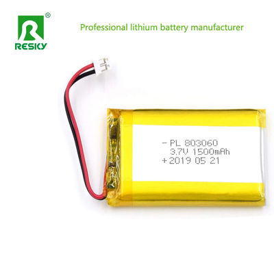 Prismatik Lityum Polimer Pil Hücresi 803060 3.7V 1500mAh 5.55wh Evcil hayvanlar için