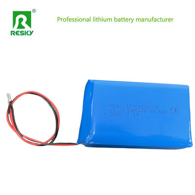 Şarj edilebilir Lityum Polimer Pil Paketi 105080 115181 11.1V 5000mAh 55.5Wh Güç Bankası için