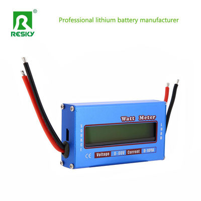 60V DC Güç Ölçücüsü RC Aksesuarları RC Lityum Pil için 100A Dijital Vattölçer