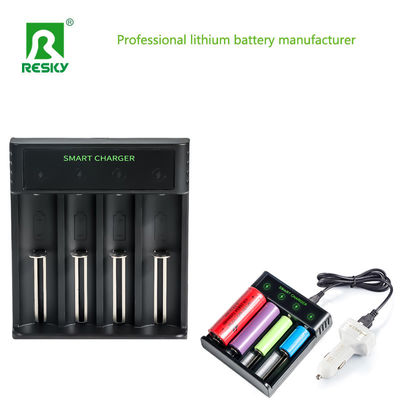 4 yuva 4.2V 2A 18650 Li-ion Ni-MH Ni-CD pil için şarj cihazı