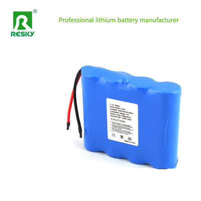 Şarj edilebilir Lityum Pil Güç Paketi 18650 7.4V 4400mAh Sıcak Halı için