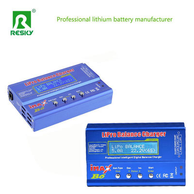 Lityum Pil RC Denge Şarj Aracı Imaxb6 80W 6A 7.4V 11.1V 14.8V 18.5V 22.2V
