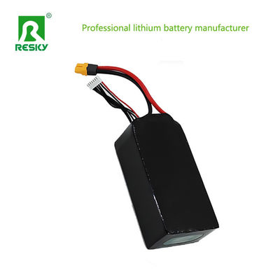 22.2v 6000mAh 133wh Şarj edilebilir Lityum Pil Hücresi 8545150 3.7v maksimum boşaltma akımı 20c ile