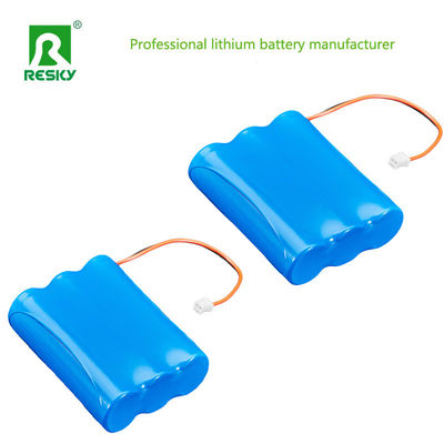 Depolama 18650 Li-Ion Pil Hücresi 11.1v 3500mAh Yeniden Şarj Edilebilir Lityum Pil Paketi GPS için
