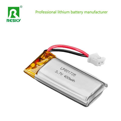 Güneş Lityum Hücresi 801735 3.7v 400mAh Şarj edilebilir Lityum İyon Polimer Pil