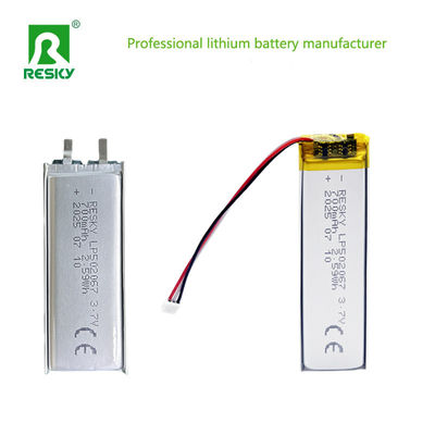 Lityum Polimer Pil Hücresi 502065 502067 3.7V 700mAh Şarj Edilebilir Lityum Hücre