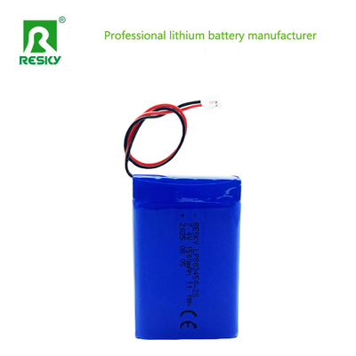 Güç Lityum Polimer Pil Paketi 803450 2S 7.4V 1500mAh 11.1wh Şarj Edilebilir Lityum İyon Hücre