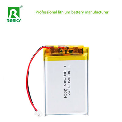 Yeniden şarj edilebilir lityum hücre 3.7V 403450 800mAh lipo li-polimer pil hücresi
